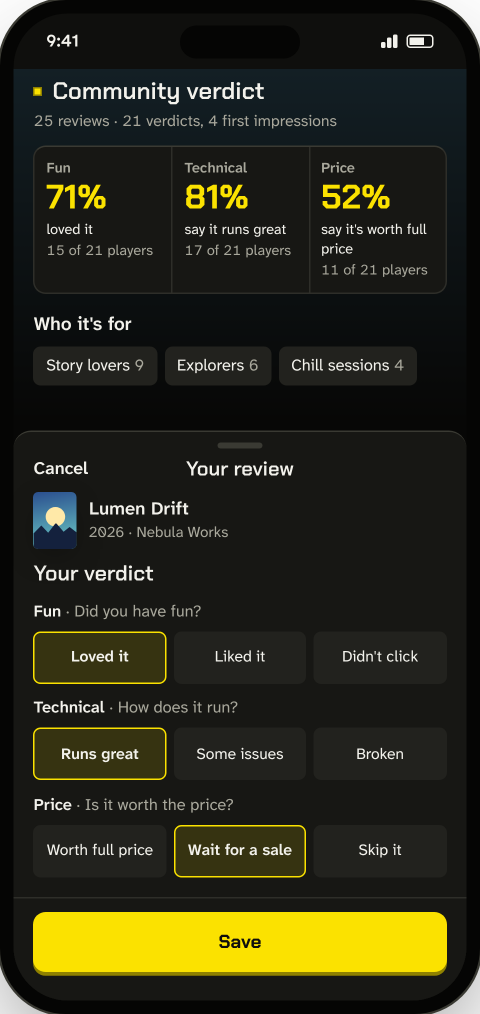 Leaving a review